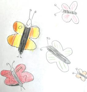 蔡尔兹画的蝴蝶